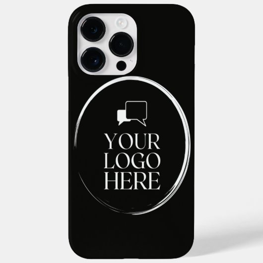 ここにロゴ モダン Case-Mate iPhoneケース (裏面)