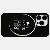 ここにロゴ モダン Case-Mate iPhoneケース (裏面 (横))