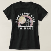 ここに今日マウイハワイの休暇ヴィンテージに行った Tシャツ (デザイン正面)
