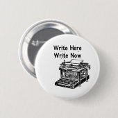 ここに今書きます書いて下さい 缶バッジ (正面&裏面)