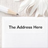 ここに住所を書き留める ラベル (インサイチュ)