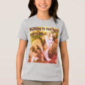 ここに何も見えない トライブレンドＴシャツ (正面)