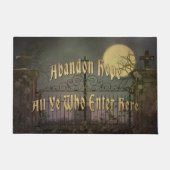 ここに入る者はみな希望を捨てる ドアマット (正面)