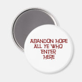 ここに入る者はみな希望を捨てる マグネット (正面/裏面)