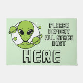 ここに全ての宇宙粉を入れる ドアマット (正面)