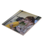 ここに写真 – セラミックフォトタイルテンプレート タイル (側面)