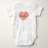 ここに初めての赤ちゃんボディスーツ ベビーボディスーツ (裏面)