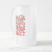 ここに友人と覚えぬ夜がある フロストグラスビールジョッキ (正面左)