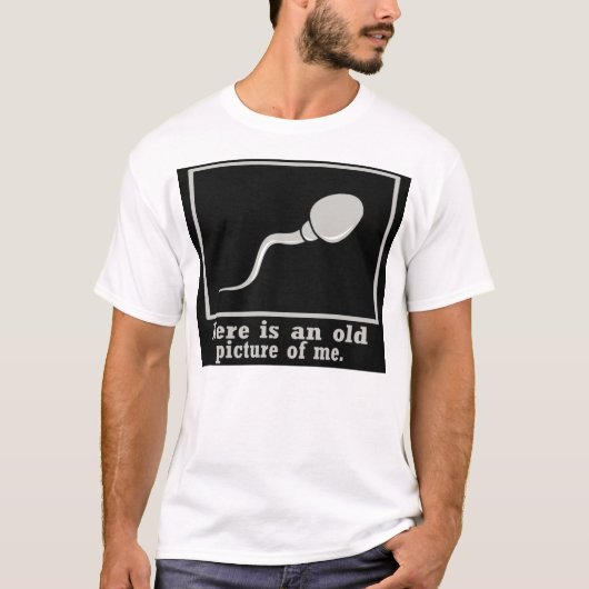 ここに古い写真のTシャツがある Tシャツ (正面)