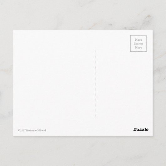 ここに多くの統一された抗議はがき ポストカード (裏面)