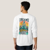 ここに夢が広がる スウェットシャツ (裏面フル)