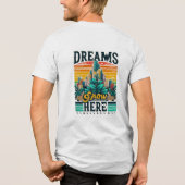 ここに夢が広がる トライブレンドＴシャツ (裏面)