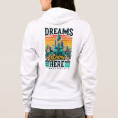 ここに夢が広がる パーカ (裏面)