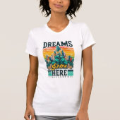 ここに夢が広がる Tシャツ (正面)