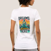 ここに夢が広がる Tシャツ (裏面)