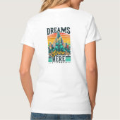 ここに夢が広がる Tシャツ (裏面)