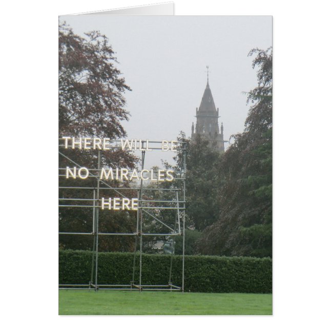 ここに奇跡は起こらない – Edinburgh Art (正面)