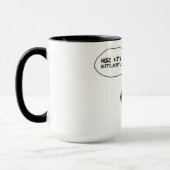 ここに子猫の子猫の子猫 マグカップ (左)