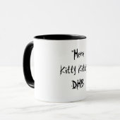 "ここに子猫の子猫! "DHBのマグ マグカップ (正面左)