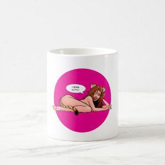 ここに子猫! コーヒーマグカップ