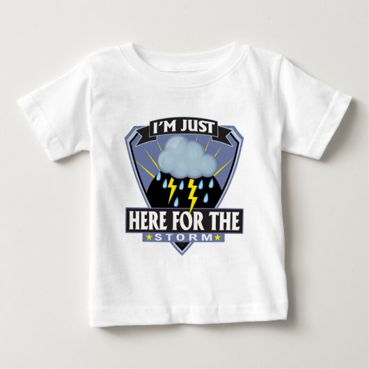 ここに嵐のために ベビーTシャツ (正面)