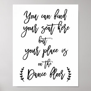 ここに席を見つける ポスター