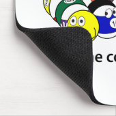 ここに彼はmousepadを来ます マウスパッド (コーナー)