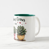 ここに恋が芽生える ツートーンマグカップ (正面右)