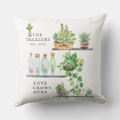 ここに恋が芽生える |ファミリー名記念 クッション (裏面)