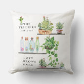 ここに恋が芽生える |ファミリー名記念 クッション (正面)