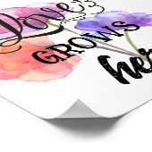 ここに恋が芽生える |フローラポスター ポスター (角)