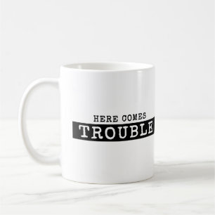 ここに悩みのTシャツを来ます コーヒーマグカップ