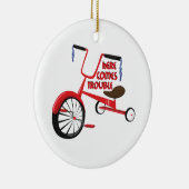 ここに悩みを来ます セラミックオーナメント (右)