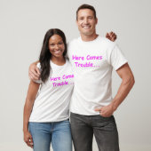 ここに悩みを来ます Tシャツ (ユニセックス)