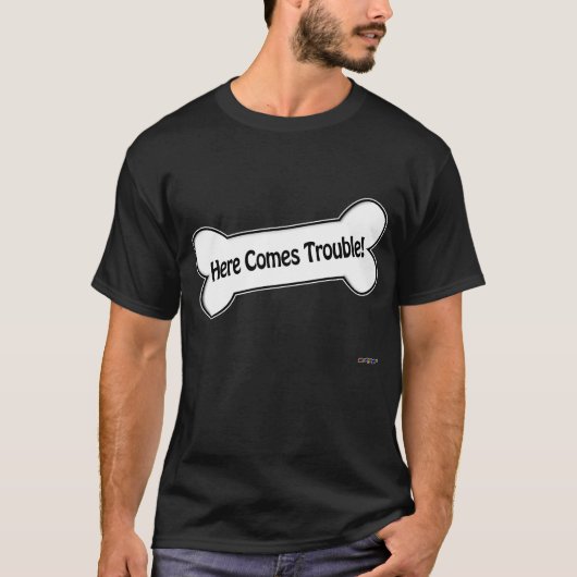 ここに悩みを来ます! Tシャツ (正面)
