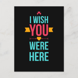 ここに愛のハート ポストカード