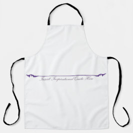 ここに感動的引用文を挿入 – 紫 エプロン