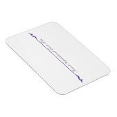 ここに感動的引用文を挿入 – 紫 マグネット (右側)