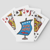 ここに投票のサイン トランプ (裏面)