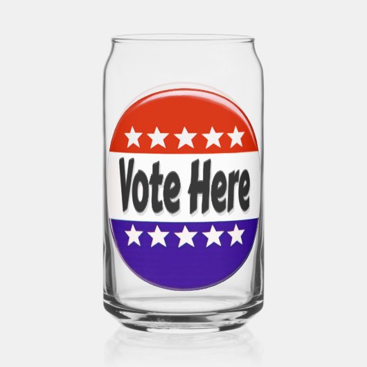ここに投票 ガラス缶 (裏面)