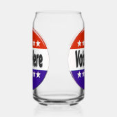 ここに投票 ガラス缶 (左)