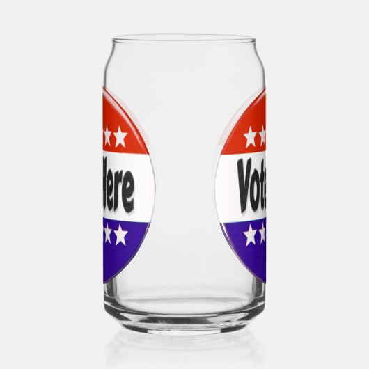 ここに投票 ガラス缶 (左)