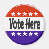 ここに投票 マグネット (正面)