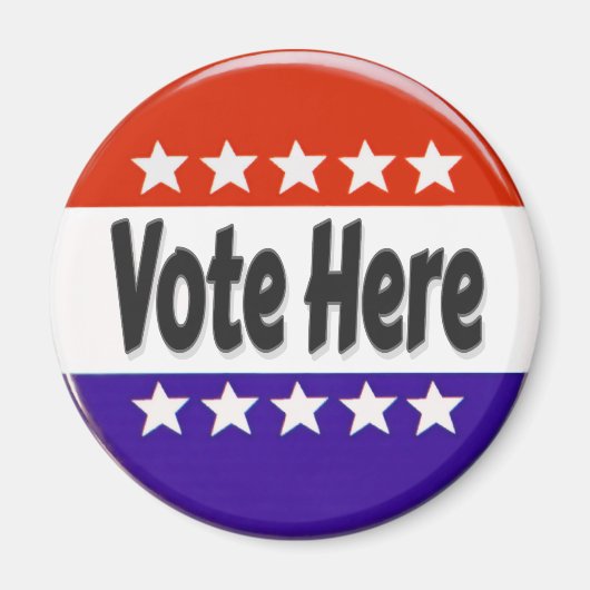 ここに投票 マグネット (正面)