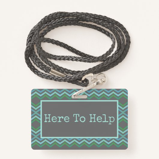 ここに救済 バッジ (裏面ランヤード)