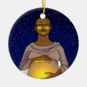 ここに日曜日のオーナメントを来ます セラミックオーナメント (正面)