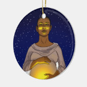 ここに日曜日のオーナメントを来ます セラミックオーナメント (左)