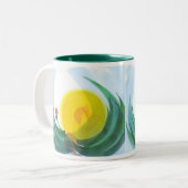 ここに日曜日、第2を来ます ツートーンマグカップ (正面左)