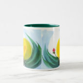 ここに日曜日、第2を来ます ツートーンマグカップ (中央)