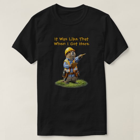"ここに来た時には" Tシャツ (デザイン正面)